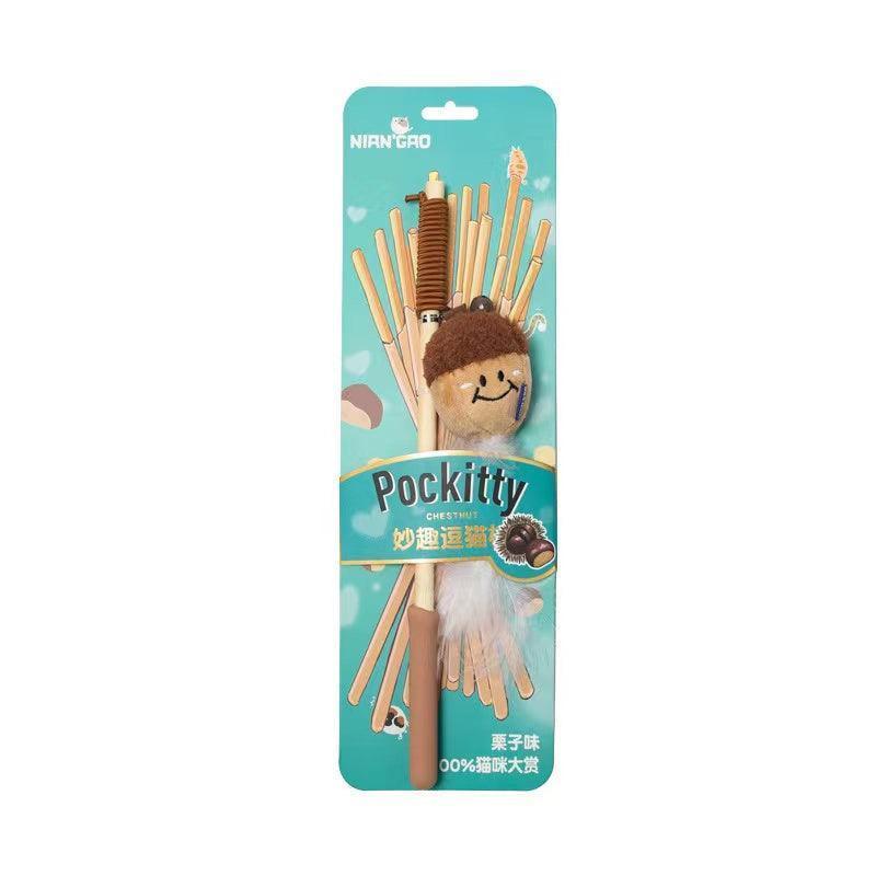 Cat Stick Toys With Bell Feather Catnip 3 Style