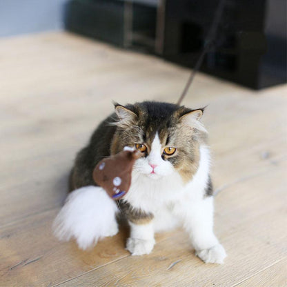 Cat Stick Toys With Bell Feather Catnip 3 Style - MEWCATS
