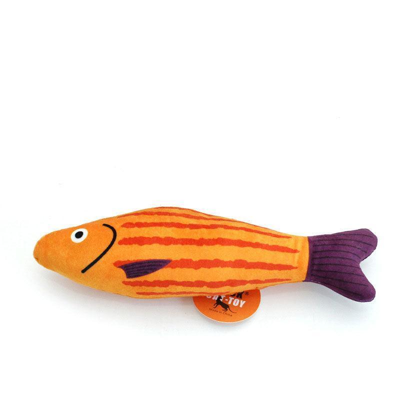 Cat Toys Fish Plush Kitten Teething Interactive Toy