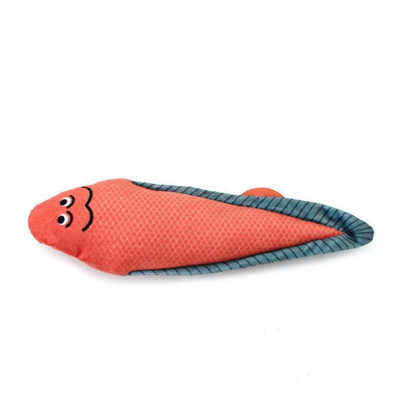 Cat Toys Fish Plush Kitten Teething Interactive Toy