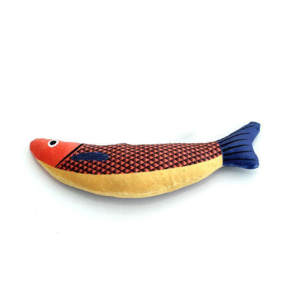 Cat Toys Fish Plush Kitten Teething Interactive Toy