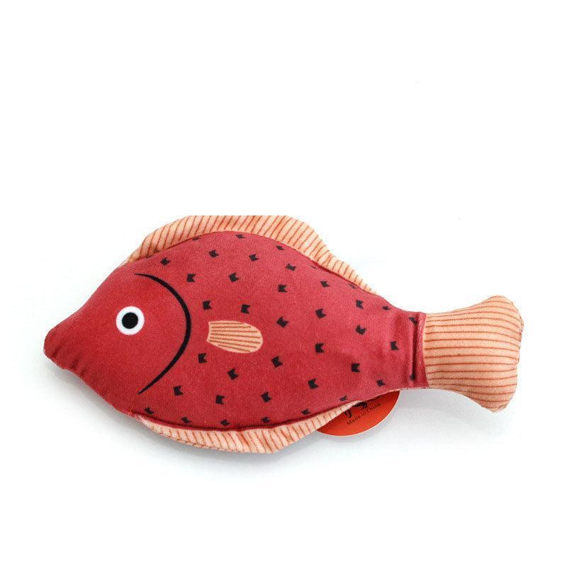 Cat Toys Fish Plush Kitten Teething Interactive Toy