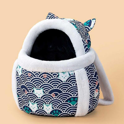 Cat Warm Bag Soft 2 Color Backpack Cat Carrier Front Pack - MEWCATS