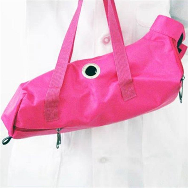 Cat Bag for Cleaning Ear Trimming Nail Care Hospital Fushcia Pet Handbag