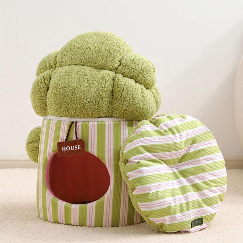 Cauliflower Cat Bed Cave 2 Color Warm House