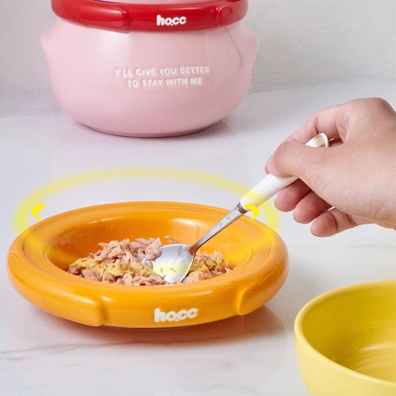 Ceramic Cat Food Water Bowl Dishes 4 in 1 - MEWCATS