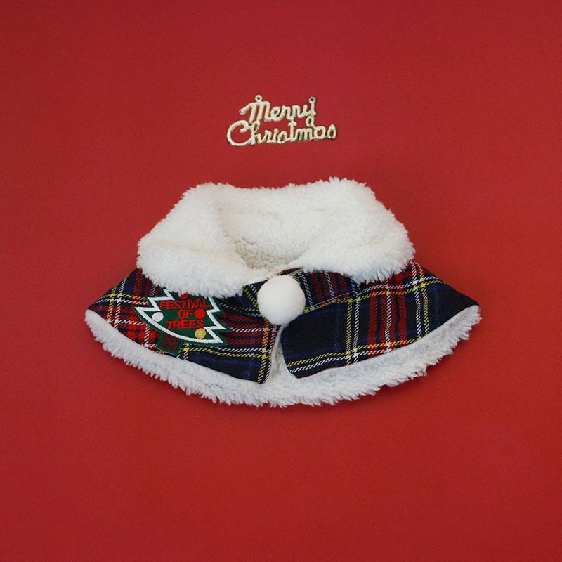 Christmas Cat Hooded Clothes Warm Cape - MEWCATS