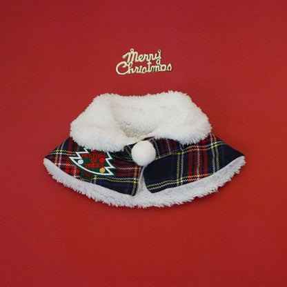 Christmas Cat Hooded Clothes Warm Cape - MEWCATS