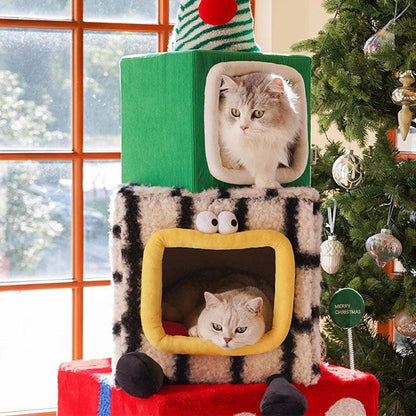 Gift ClimbingTree Bed For Multiple Cats