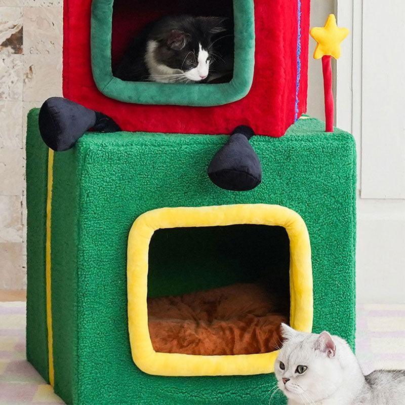Gift ClimbingTree Bed For Multiple Cats