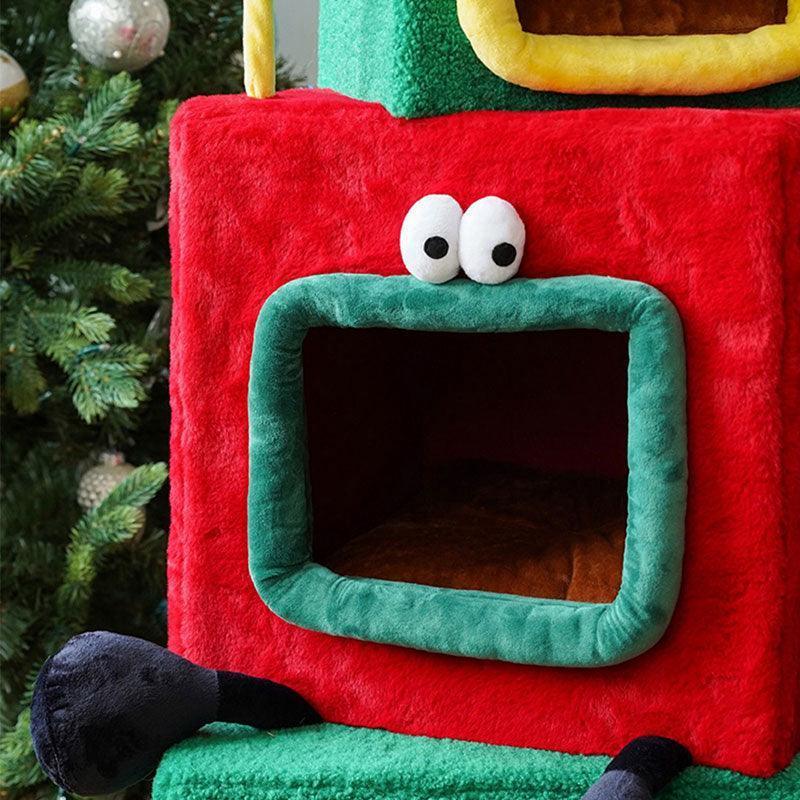 Christmas Gift ClimbingTree Bed For Multiple Cats - MEWCATS