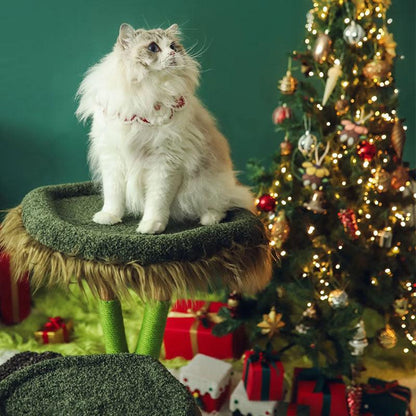 Christmas Jungle Paradise Cat Climbing Tree - MEWCATS