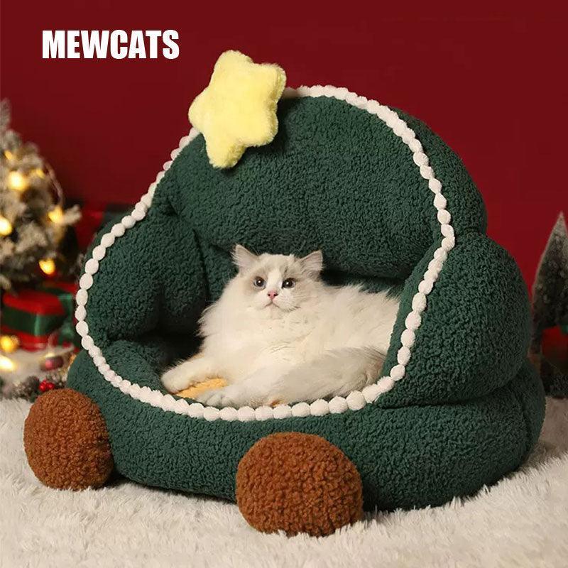 Christmas Removable Cat Bed Sofa