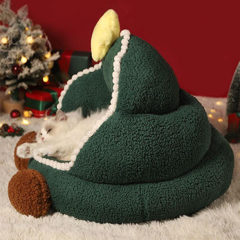 Christmas Removable Cat Bed Sofa