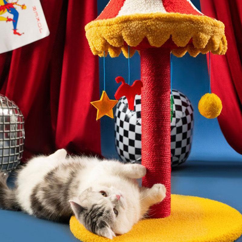 Circus Cute Cat Tower Scratching Toy - MEWCATS