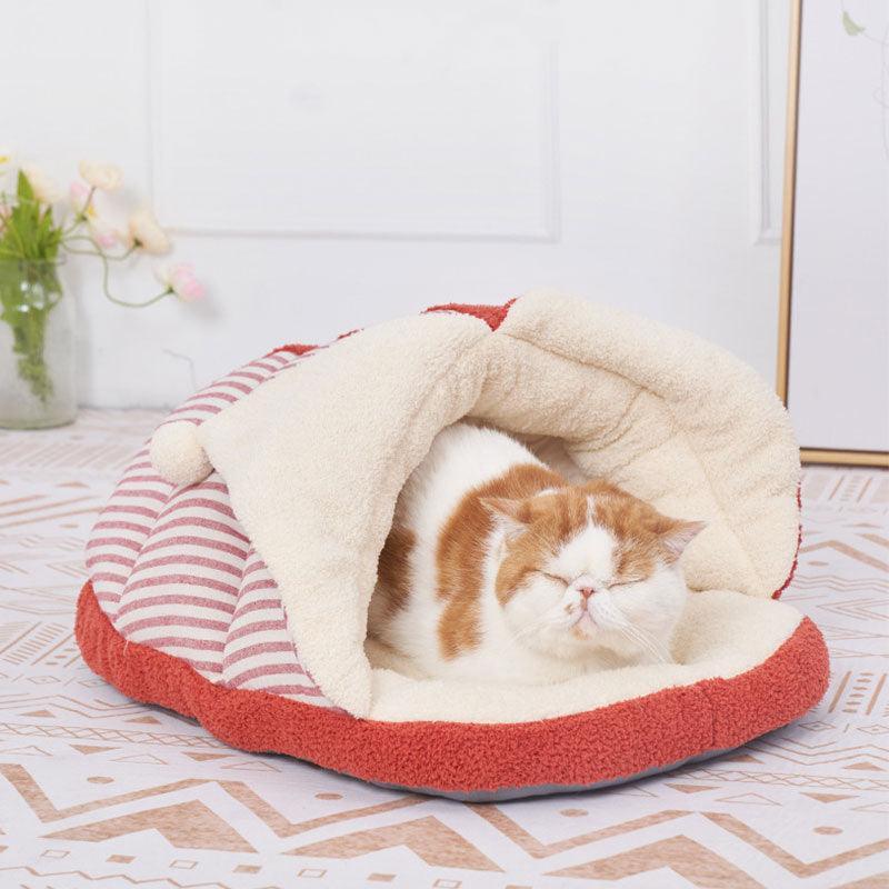 Warming cat hot sale bed
