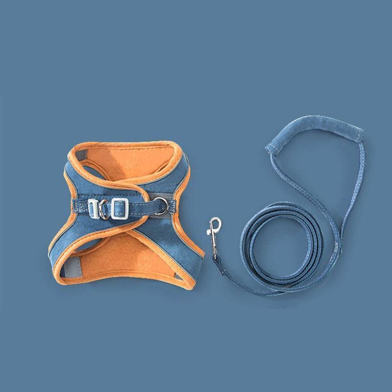 Cat Harness Leash Set 3 Color Escape Proof Large Easy Control Cat Lead