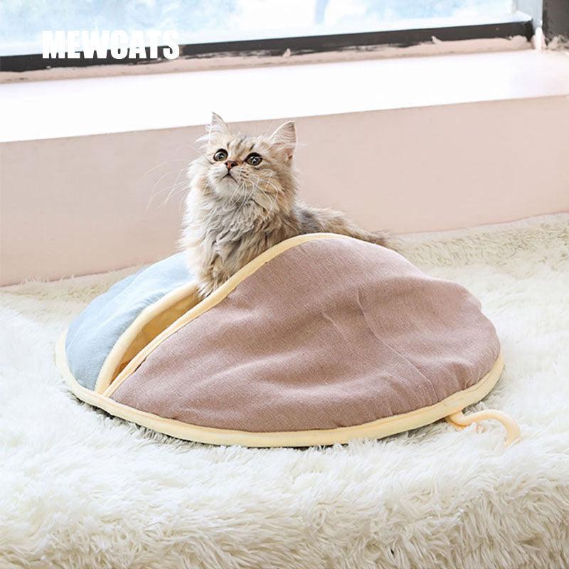 Cat Blankets House Kitty Pink Bed Mat Soft Breathable Sleeping Cover Nest