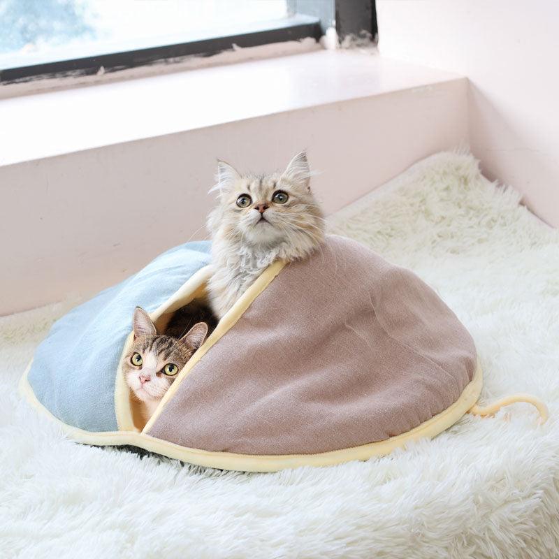 Cat Blankets House Kitty Bed Mat Soft Breathable Pink Sleeping Cover Nest