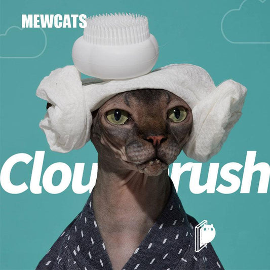 Cloud Cat Cleaning Brush Bathing Massage