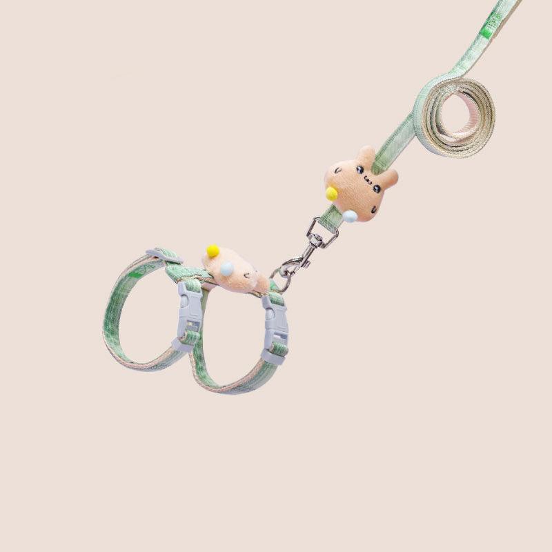 Clouds Cat Harness 4 Color Kitty Leash Set