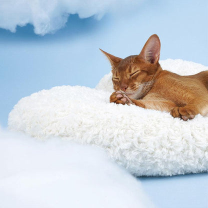 Clouds Cat Sleeping Pad Warm White Kitty Mat Bed