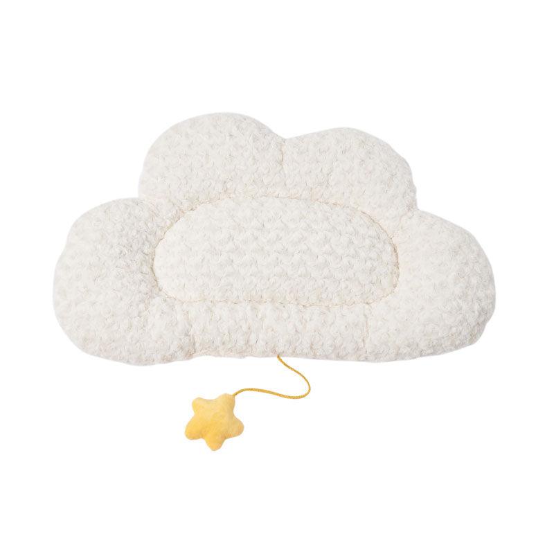 Clouds Cat Sleeping Pad Warm White Kitty Mat Bed