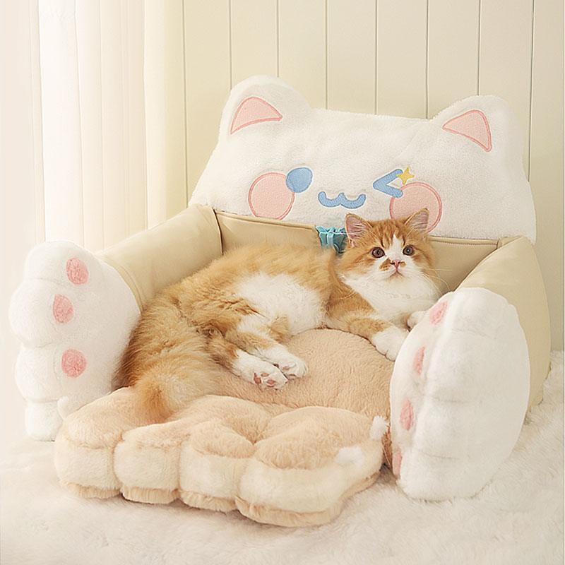 Cookie Chef Cat Couch Warm Sofa Bed - MEWCATS