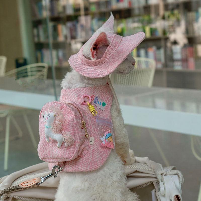 Cowboy Hairless Cat Clothes Hat Sphynx Leash