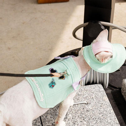 Cowboy Hairless Cat Clothes Hat Sphynx Leash - MEWCATS