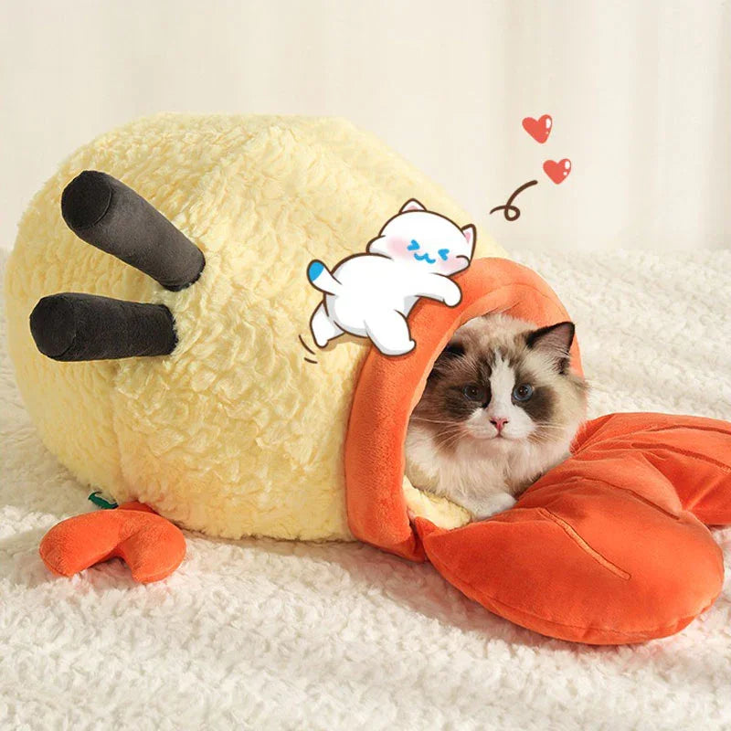 Crispy Tempura Cat Cave Bed - MEWCATS