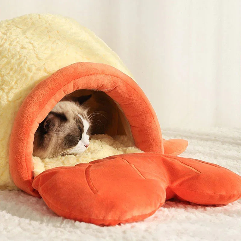 Crispy Tempura Cat Cave Bed - MEWCATS