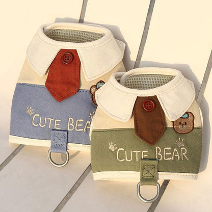 Cute Bear Cat Harness Leash Set Escape Proof - MEWCATS