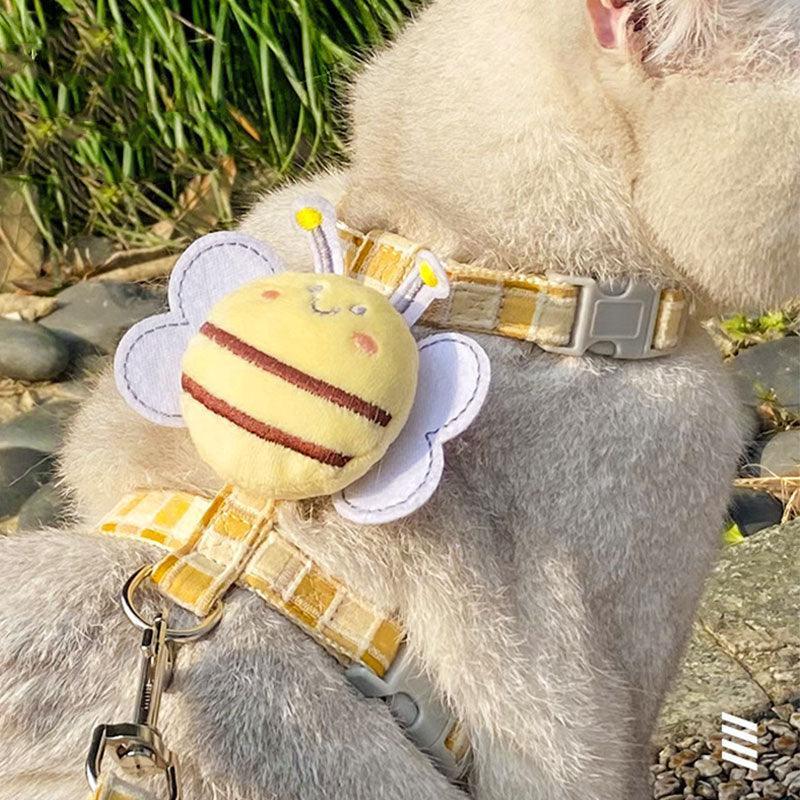 Cute Bee Cat Harness 3 Style Leash Set