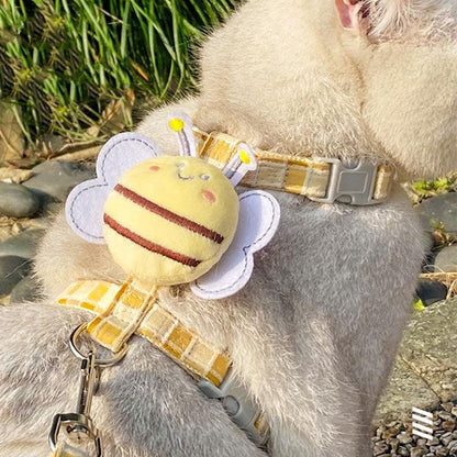 Cute Bee Cat Harness 3 Style Leash Set
