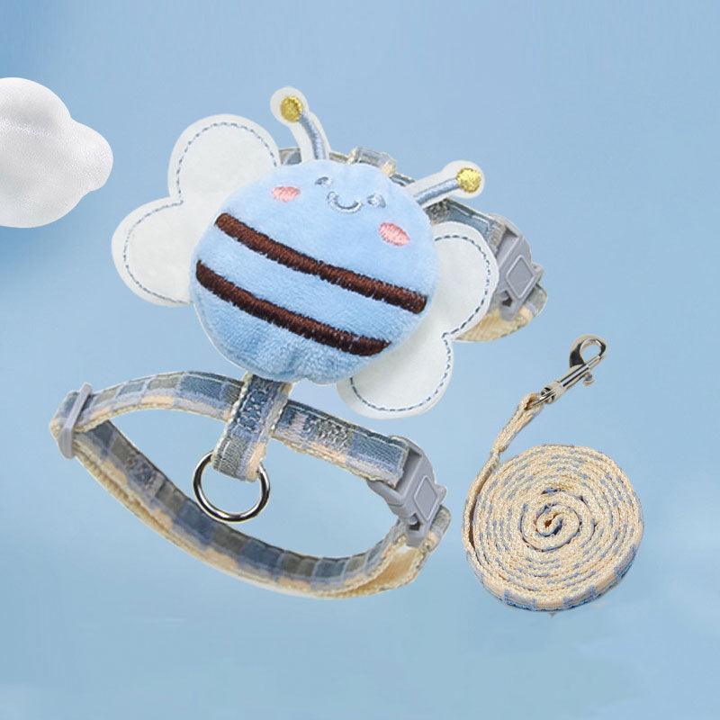 Cute Bee Cat Harness 3 Style Leash Set