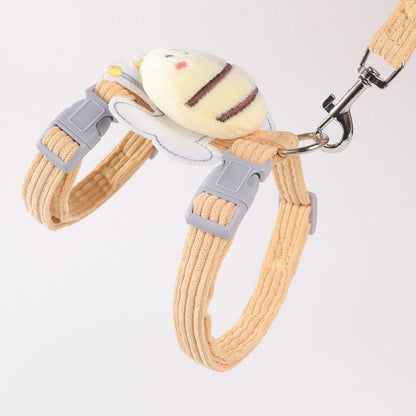 Cute Bee Cat Harness Leash Set - MEWCATS