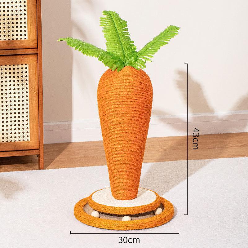 Cute Carrot Cat Scratching Kitty Tree - MEWCATS