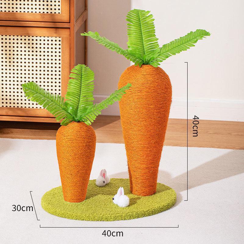 Cute Carrot Cat Scratching Kitty Tree - MEWCATS