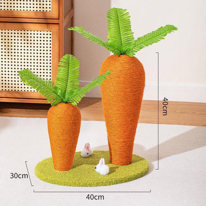 Cute Carrot Cat Scratching Kitty Tree - MEWCATS