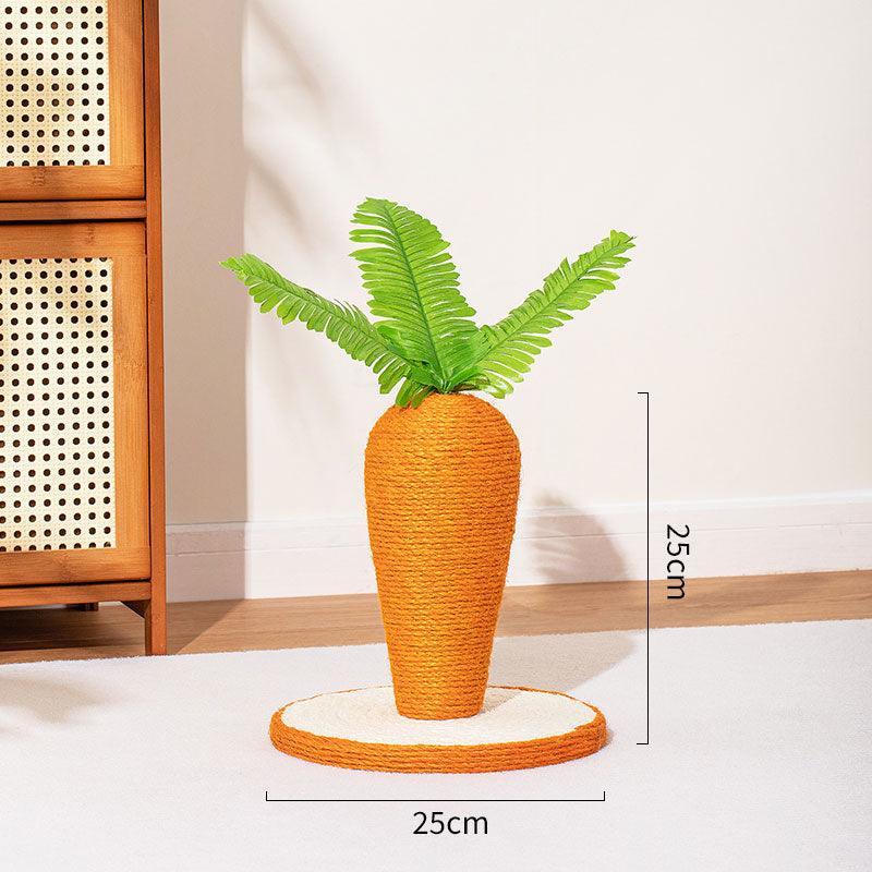Cute Carrot Cat Scratching Kitty Tree - MEWCATS