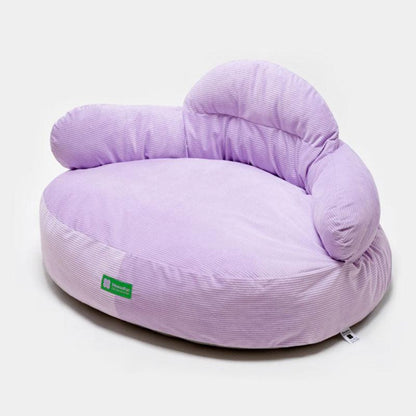 Cute Cat Bed Couch Purple All Season Universal Detachable Kitty Sofa Nest