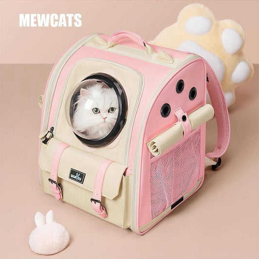 Cute Cat Carriers Foldable 3 Color Bubble Backpack - MEWCATS
