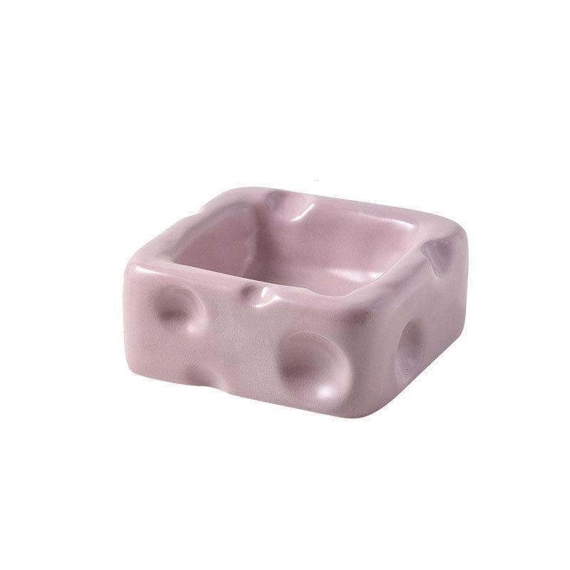 Cute Ceramic Bowl Cheese Cat Food Water Bowl