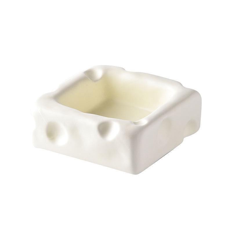 Cute Ceramic Bowl Cheese Cat Food Water Bowl