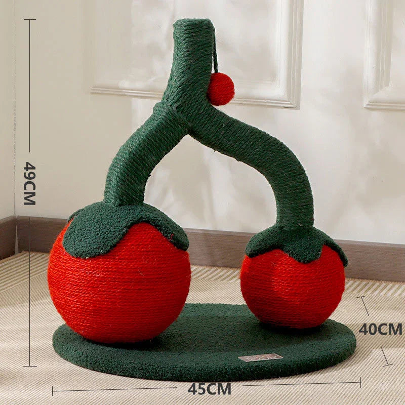 Cute Cherry Cat Scratching Board Toy - MEWCATS