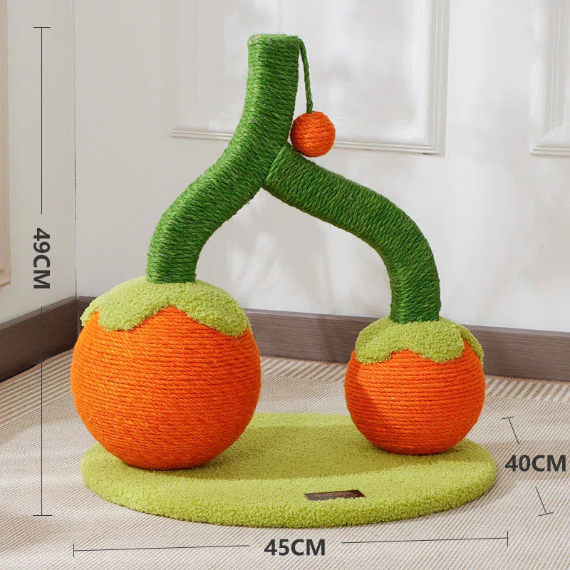 Cute Cherry Cat Scratching Board Toy - MEWCATS