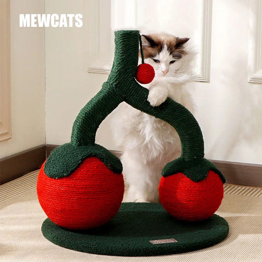 Cute Cherry Cat Scratching Board Toy - MEWCATS