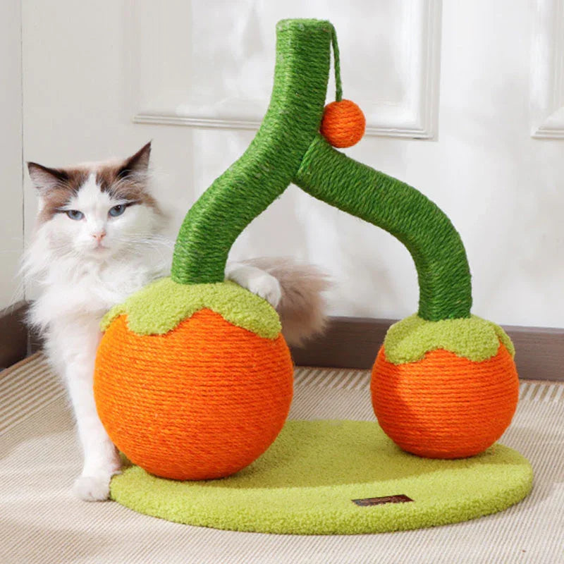 Cute Cherry Cat Scratching Board Toy - MEWCATS