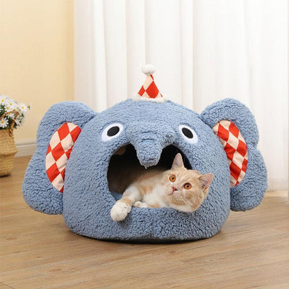 Cute Circus Cat Bed Cave 3 Style Warm House